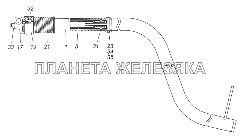 4308-1703325 Тяга в сборе КамАЗ-4308 (2008)